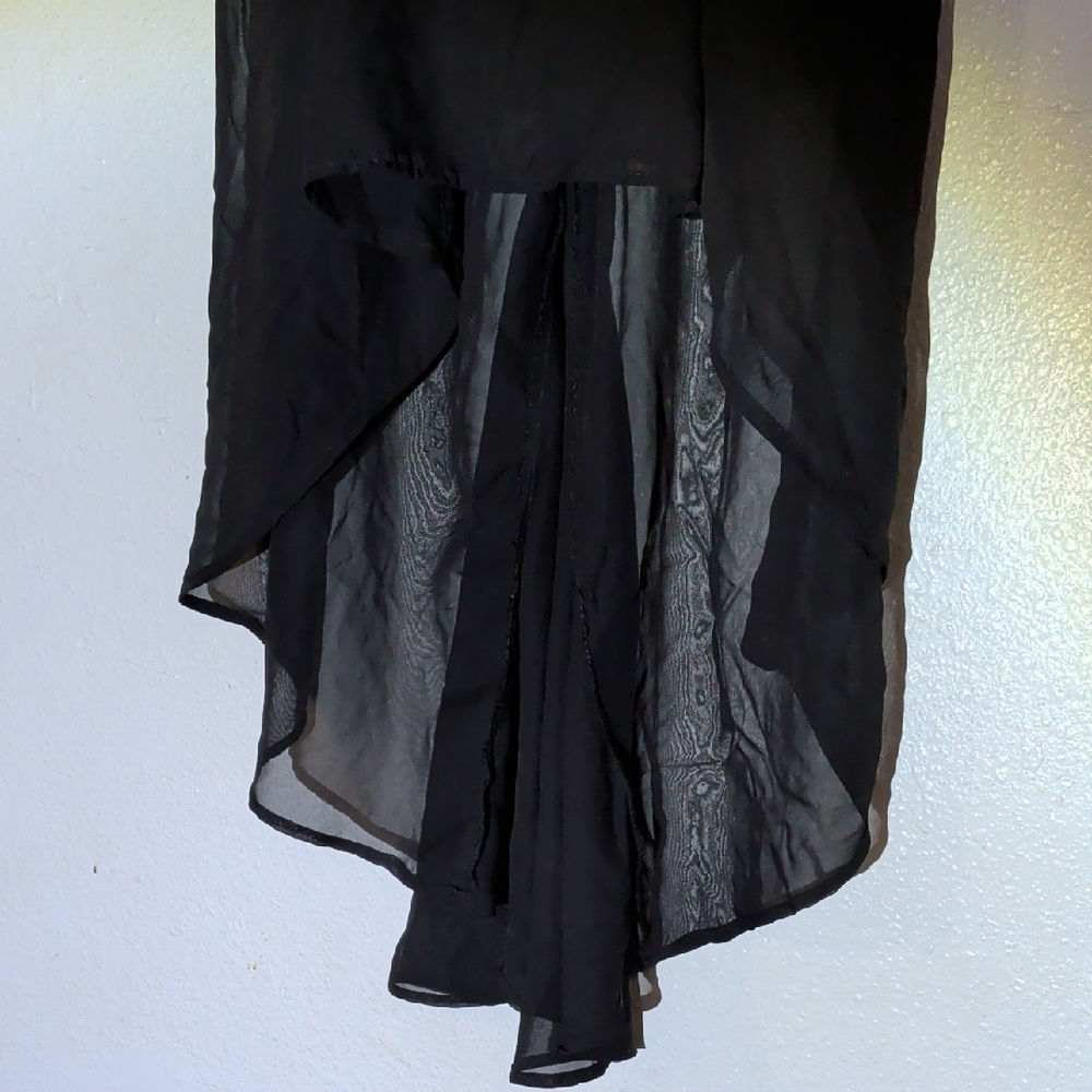 Black High-Low Skirt - Picture 3 of 11